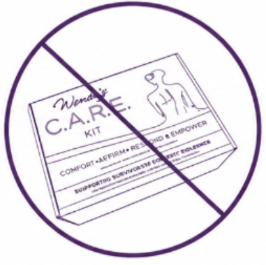 Women's C.A.R.E. Kit limitations