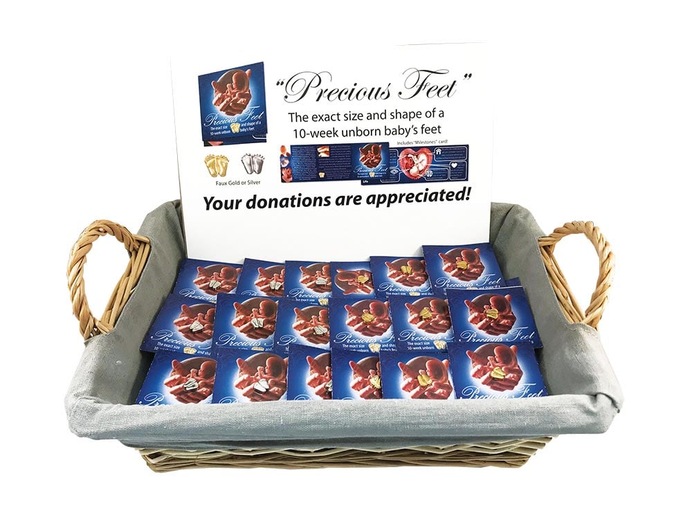 Fundraising Basket, Precious Feet